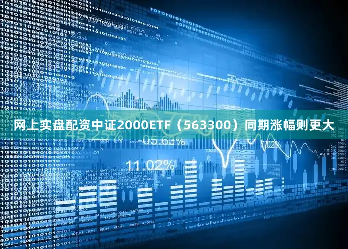 网上实盘配资中证2000ETF（563300）同期涨幅则更大