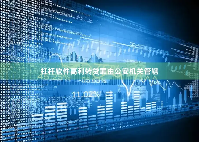 杠杆软件高利转贷罪由公安机关管辖