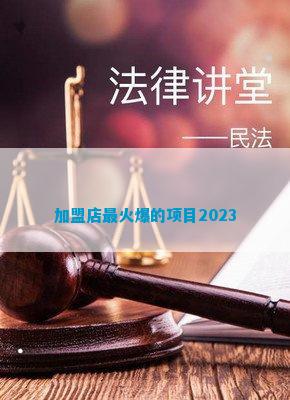 TVT体育app下载加盟店最火爆的项目2023(图1)